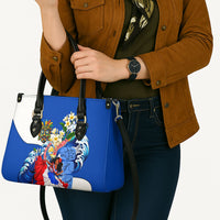 Nicaragua Independence Day Orgullo Y Tradicion Leather Bag Vibrant Folkloric Dance Sacuanjoche Floral Culture
