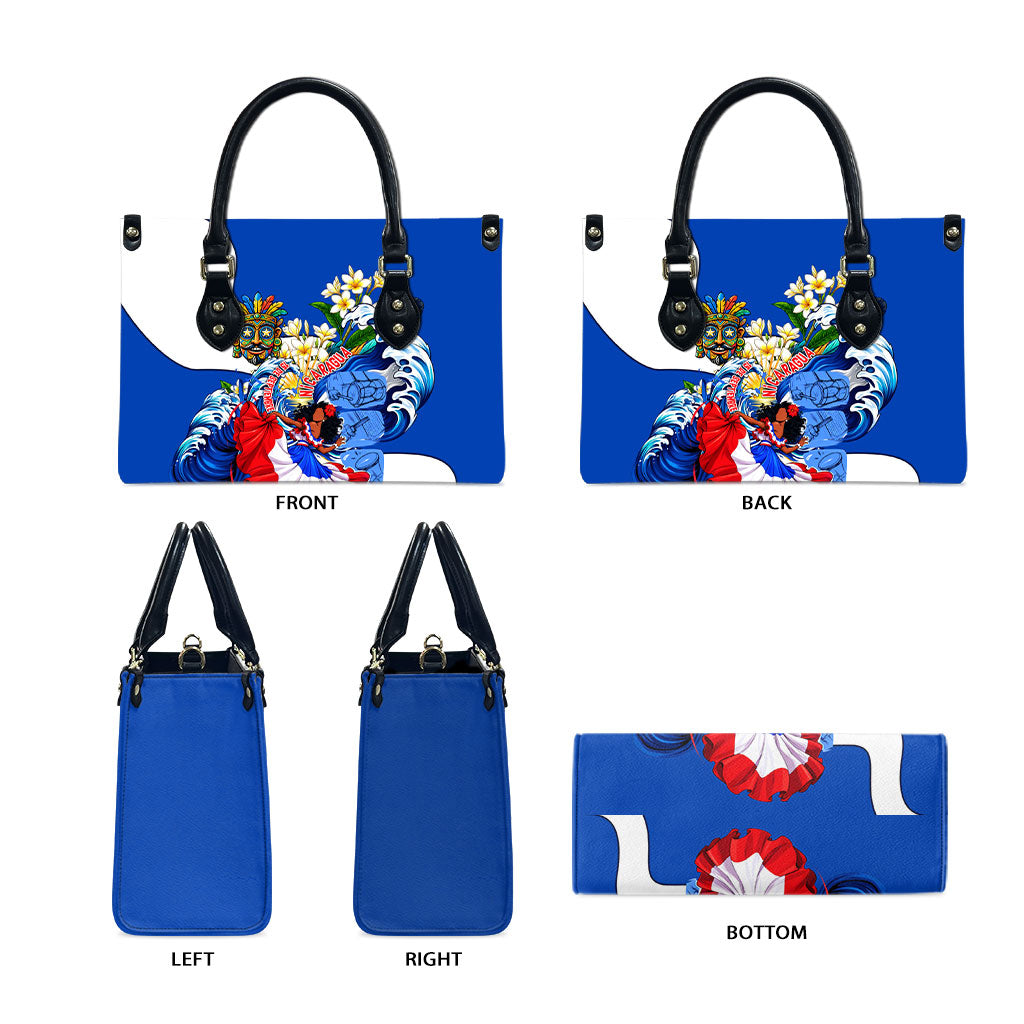 Nicaragua Independence Day Orgullo Y Tradicion Leather Bag Vibrant Folkloric Dance Sacuanjoche Floral Culture