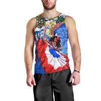 Nicaragua Independence Day Orgullo Y Tradicion Men Tank Top Vibrant Folkloric Dance Sacuanjoche Floral Culture