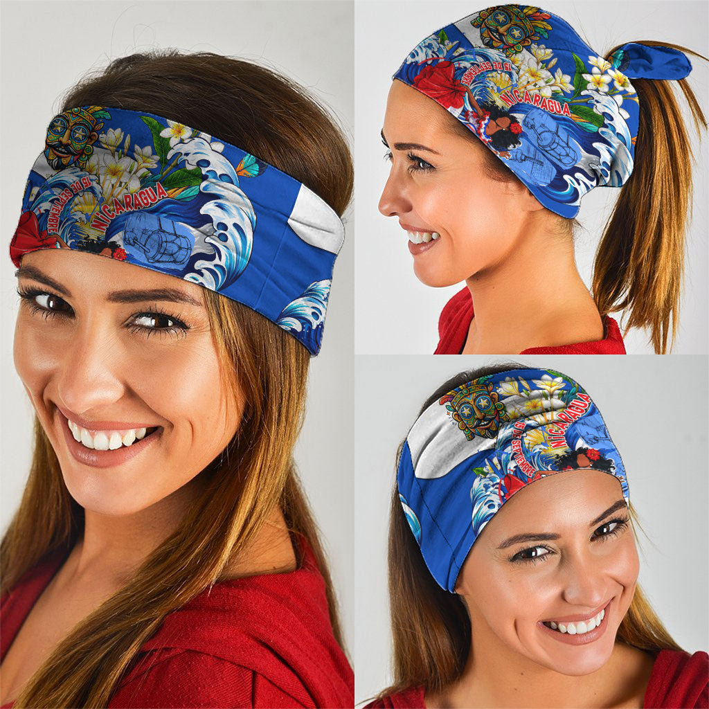 Nicaragua Independence Day Orgullo Y Tradicion Neck Gaiter Vibrant Folkloric Dance Sacuanjoche Floral Culture
