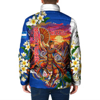 Nicaragua Independence Day Orgullo Y Tradicion Padded Jacket Vibrant Folkloric Dance Sacuanjoche Floral Culture