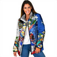 Nicaragua Independence Day Orgullo Y Tradicion Padded Jacket Vibrant Folkloric Dance Sacuanjoche Floral Culture