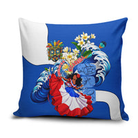 Nicaragua Independence Day Orgullo Y Tradicion Pillow Cover Vibrant Folkloric Dance Sacuanjoche Floral Culture