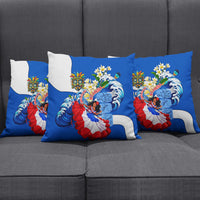 Nicaragua Independence Day Orgullo Y Tradicion Pillow Cover Vibrant Folkloric Dance Sacuanjoche Floral Culture