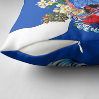 Nicaragua Independence Day Orgullo Y Tradicion Pillow Cover Vibrant Folkloric Dance Sacuanjoche Floral Culture