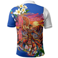 Nicaragua Independence Day Orgullo Y Tradicion Polo Shirt Vibrant Folkloric Dance Sacuanjoche Floral Culture
