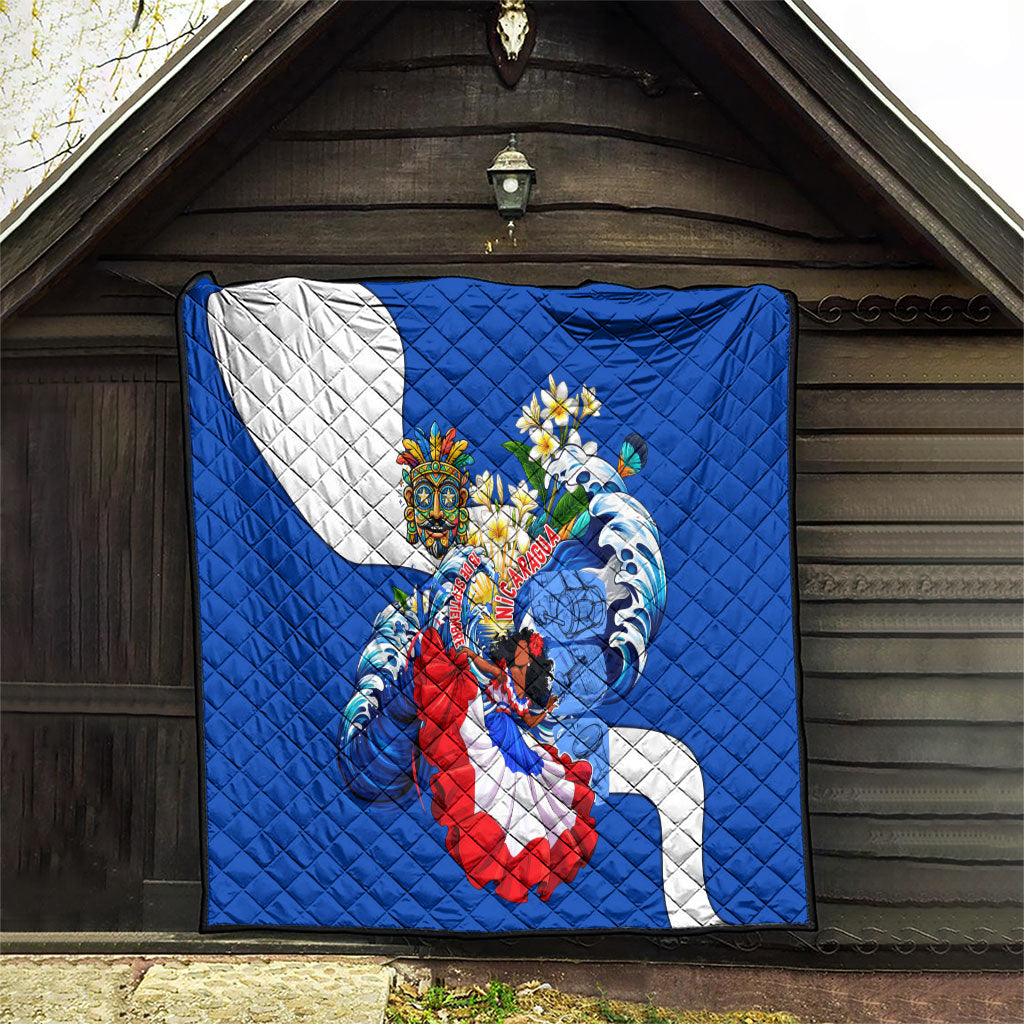 Nicaragua Independence Day Orgullo Y Tradicion Quilt Vibrant Folkloric Dance Sacuanjoche Floral Culture