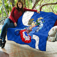Nicaragua Independence Day Orgullo Y Tradicion Quilt Vibrant Folkloric Dance Sacuanjoche Floral Culture