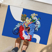 Nicaragua Independence Day Orgullo Y Tradicion Rubber Doormat Vibrant Folkloric Dance Sacuanjoche Floral Culture