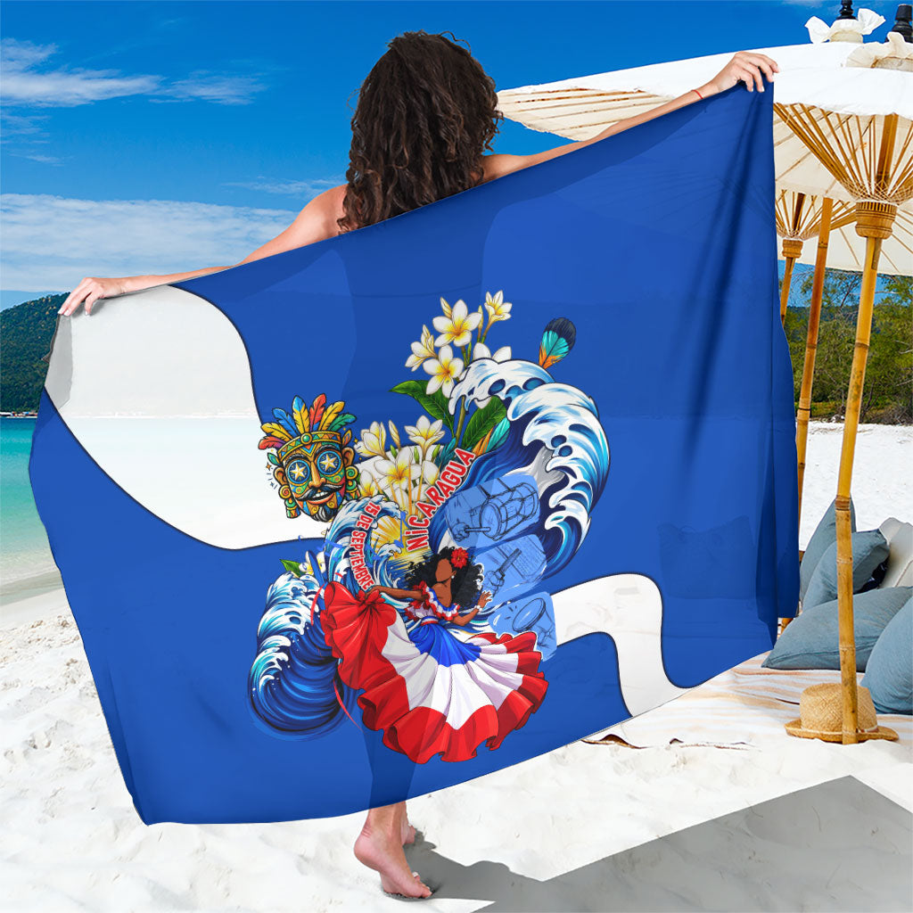 Nicaragua Independence Day Orgullo Y Tradicion Sarong Vibrant Folkloric Dance Sacuanjoche Floral Culture