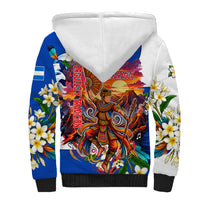 Nicaragua Independence Day Orgullo Y Tradicion Sherpa Hoodie Vibrant Folkloric Dance Sacuanjoche Floral Culture