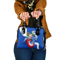 Nicaragua Independence Day Orgullo Y Tradicion Shoulder Handbag Vibrant Folkloric Dance Sacuanjoche Floral Culture