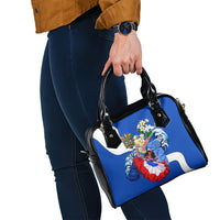 Nicaragua Independence Day Orgullo Y Tradicion Shoulder Handbag Vibrant Folkloric Dance Sacuanjoche Floral Culture