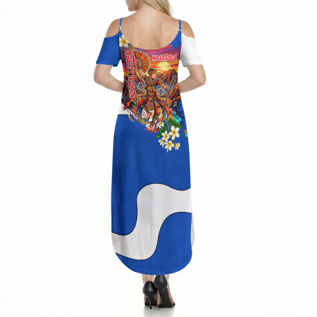 Nicaragua Independence Day Orgullo Y Tradicion Summer Maxi Dress Vibrant Folkloric Dance Sacuanjoche Floral Culture