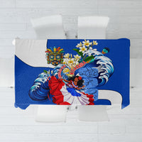 Nicaragua Independence Day Orgullo Y Tradicion Tablecloth Vibrant Folkloric Dance Sacuanjoche Floral Culture