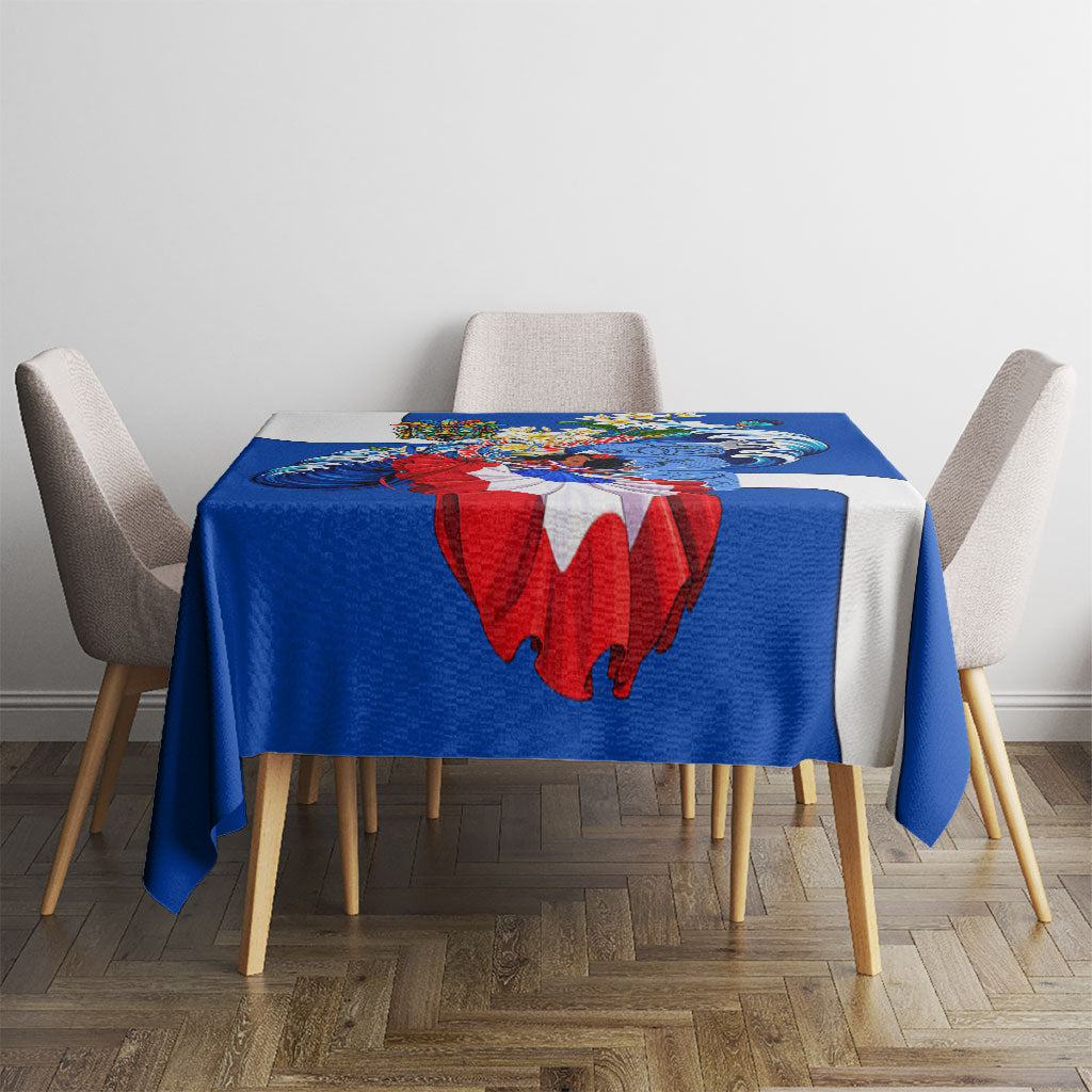 Nicaragua Independence Day Orgullo Y Tradicion Tablecloth Vibrant Folkloric Dance Sacuanjoche Floral Culture