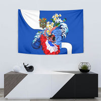 Nicaragua Independence Day Orgullo Y Tradicion Tapestry Vibrant Folkloric Dance Sacuanjoche Floral Culture