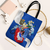 Nicaragua Independence Day Orgullo Y Tradicion Tote Bag Vibrant Folkloric Dance Sacuanjoche Floral Culture