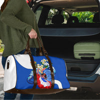 Nicaragua Independence Day Orgullo Y Tradicion Travel Bag Vibrant Folkloric Dance Sacuanjoche Floral Culture