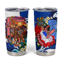 Nicaragua Independence Day Orgullo Y Tradicion Tumbler Cup Vibrant Folkloric Dance Sacuanjoche Floral Culture