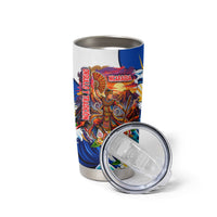 Nicaragua Independence Day Orgullo Y Tradicion Tumbler Cup Vibrant Folkloric Dance Sacuanjoche Floral Culture