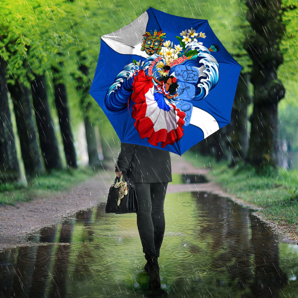 Nicaragua Independence Day Orgullo Y Tradicion Umbrella Vibrant Folkloric Dance Sacuanjoche Floral Culture