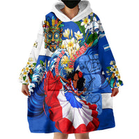 Nicaragua Independence Day Orgullo Y Tradicion Wearable Blanket Hoodie Vibrant Folkloric Dance Sacuanjoche Floral Culture