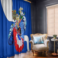 Nicaragua Independence Day Orgullo Y Tradicion Window Curtain Vibrant Folkloric Dance Sacuanjoche Floral Culture
