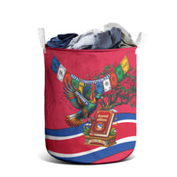 Nepal Constitution Day Laundry Basket Himalayan Temples Danphe Himalayan Monal Floral