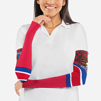Nepal Constitution Day Arm Sleeves Himalayan Temples Danphe Himalayan Monal Floral