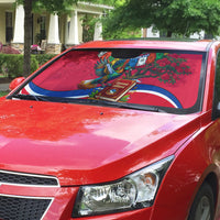 Nepal Constitution Day Auto Sun Shade Himalayan Temples Danphe Himalayan Monal Floral