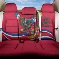 Nepal Constitution Day Back Car Seat Cover Himalayan Temples Danphe Himalayan Monal Floral