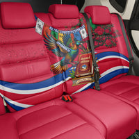 Nepal Constitution Day Back Car Seat Cover Himalayan Temples Danphe Himalayan Monal Floral