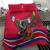 Nepal Constitution Day Bedding Set Himalayan Temples Danphe Himalayan Monal Floral