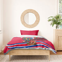 Nepal Constitution Day Bedding Set Himalayan Temples Danphe Himalayan Monal Floral