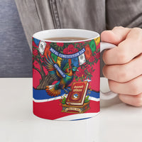 Nepal Constitution Day Ceramic Mug Himalayan Temples Danphe Himalayan Monal Floral