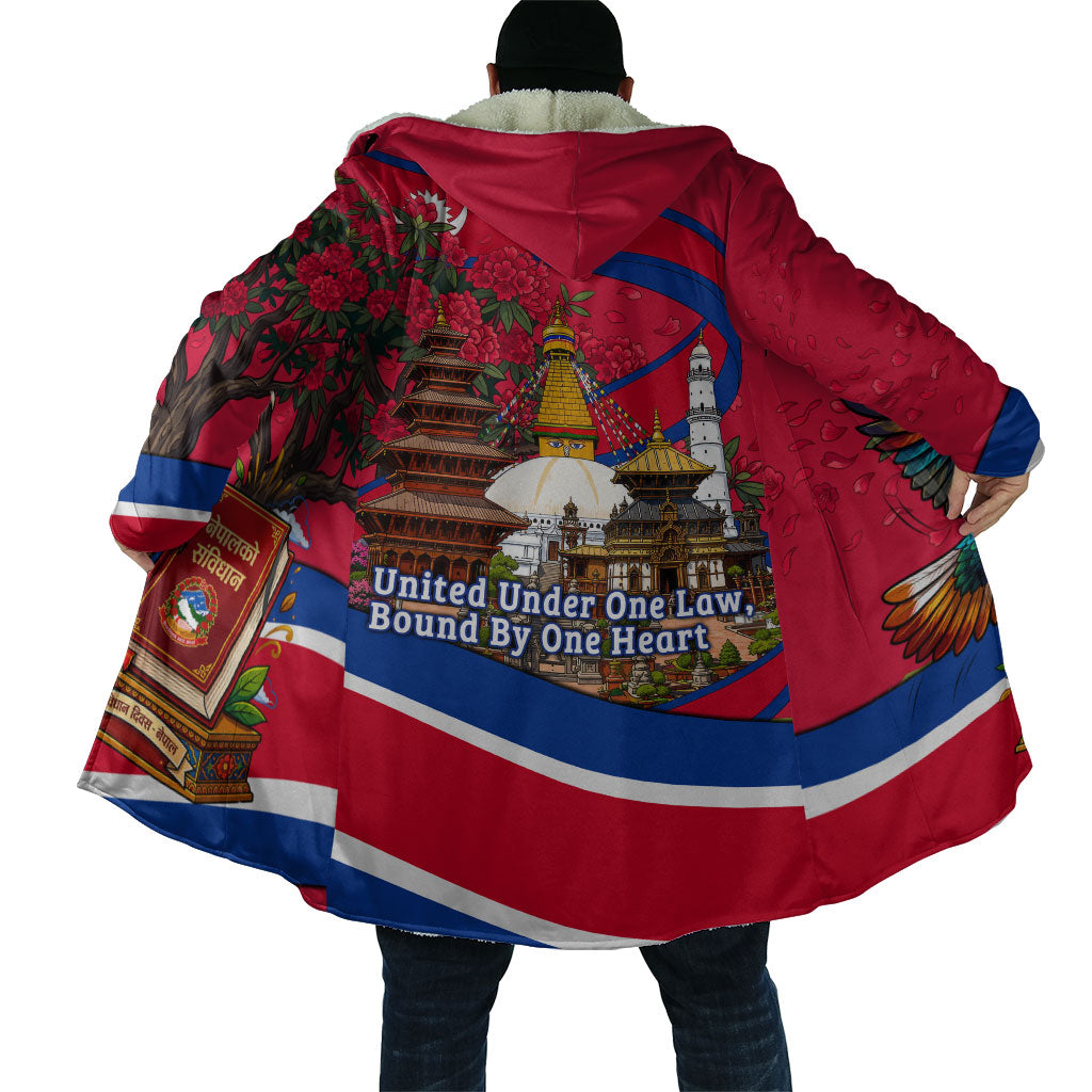 Nepal Constitution Day Cloak Himalayan Temples Danphe Himalayan Monal Floral