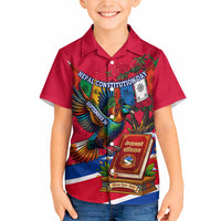 Nepal Constitution Day Hawaiian Shirt Himalayan Temples Danphe Himalayan Monal Floral