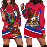 Nepal Constitution Day Hoodie Dress Himalayan Temples Danphe Himalayan Monal Floral