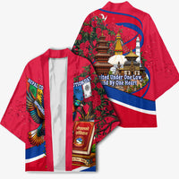 Nepal Constitution Day Kimono Himalayan Temples Danphe Himalayan Monal Floral