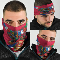 Nepal Constitution Day Neck Gaiter Himalayan Temples Danphe Himalayan Monal Floral