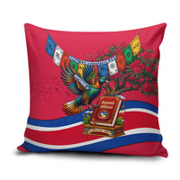 Nepal Constitution Day Pillow Cover Himalayan Temples Danphe Himalayan Monal Floral