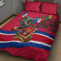 Nepal Constitution Day Quilt Bed Set Himalayan Temples Danphe Himalayan Monal Floral