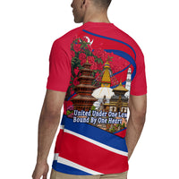 Nepal Constitution Day Rugby Jersey Himalayan Temples Danphe Himalayan Monal Floral