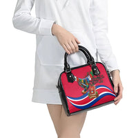 Nepal Constitution Day Shoulder Handbag Himalayan Temples Danphe Himalayan Monal Floral