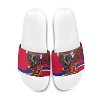 Nepal Constitution Day Slide Sandals Himalayan Temples Danphe Himalayan Monal Floral