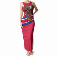 Nepal Constitution Day Tank Maxi Dress Himalayan Temples Danphe Himalayan Monal Floral