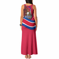 Nepal Constitution Day Tank Maxi Dress Himalayan Temples Danphe Himalayan Monal Floral
