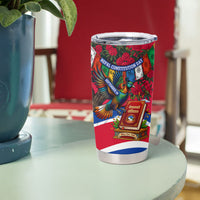 Nepal Constitution Day Tumbler Cup Himalayan Temples Danphe Himalayan Monal Floral