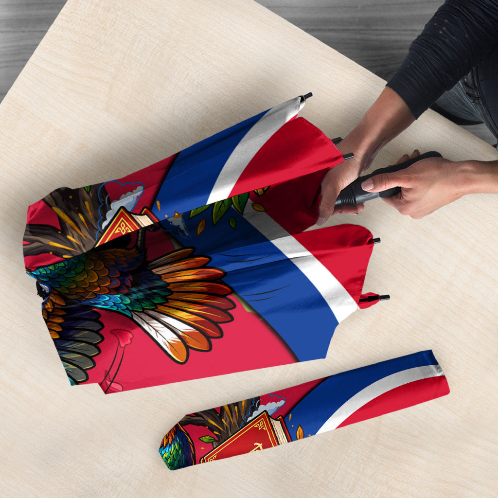 Nepal Constitution Day Umbrella Himalayan Temples Danphe Himalayan Monal Floral